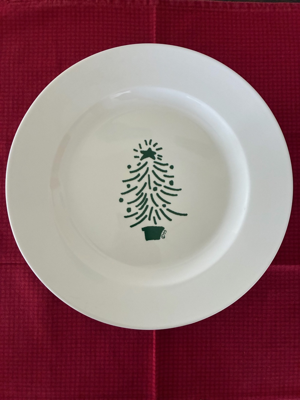 Trish Richman At Home for Crate & Barrel 12”Christmas Plate